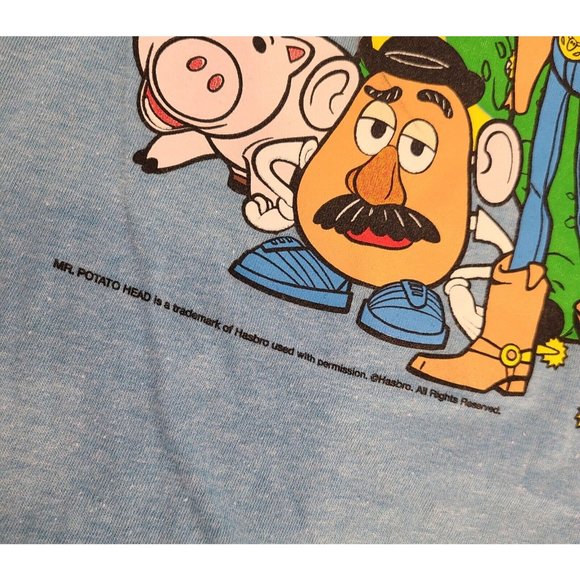 Disney Pixar Size M TOY STORY LOGO & CHARACTERS T-SHIRT Woody Slinko Alien Buzz - Picture 6 of 12